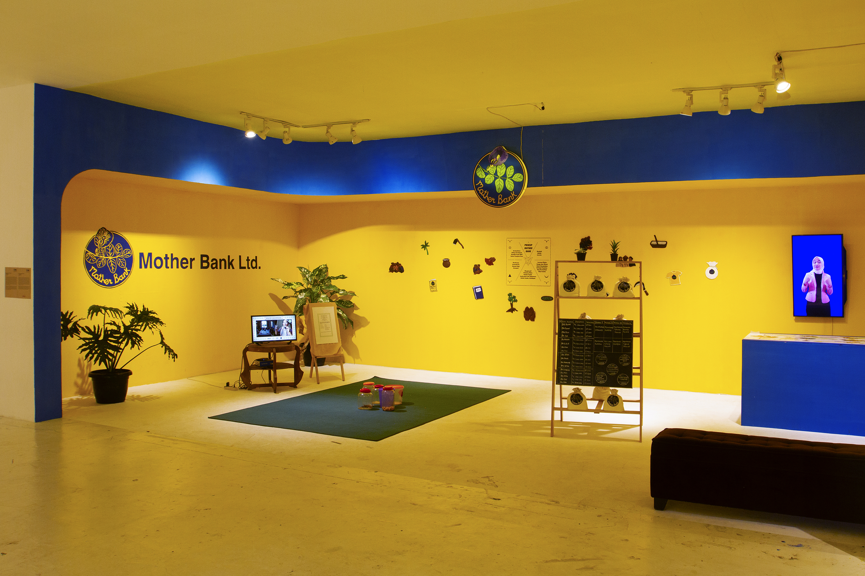 Mother Bank at Biennale Jogja XVI Equator #6, installation view at National Museum of Jogja, 6 Oct - 14 Nov 2021. 