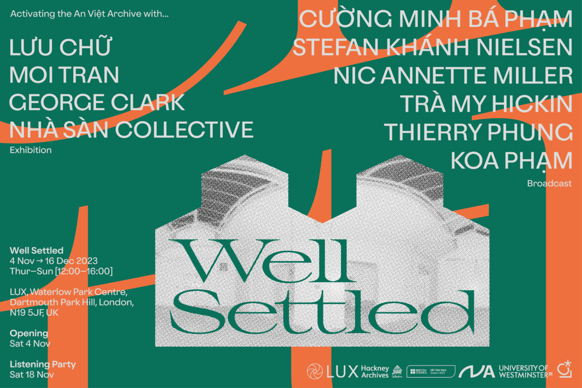 ‘Well Settled’ opens at LUX, 4 Nov – 16 December